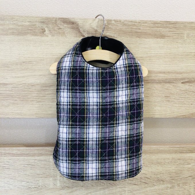 ウィズワン パジャマ 着る毛布 ベスト リバーシブル らくらくワン ハンドメイド 秋冬 犬服 男の子 女の子 おしゃれ with WaN