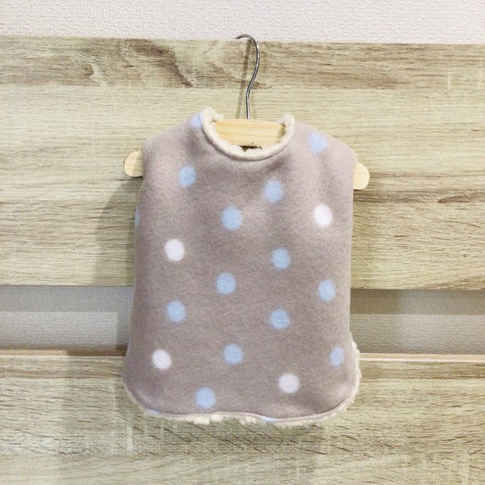 ウィズワン パジャマ 着る毛布 ベスト リバーシブル らくらくワン ハンドメイド 秋冬 犬服 男の子 女の子 おしゃれ with WaN
