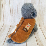 ウィズワン うちの子 名前入り ボアベスト 背中開き あたたかい ハンドメイド 犬 猫 男の子 女の子 おしゃれ with WaN