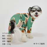 NEW マンダリンブラザーズ ロンパース スキンタイトスーツマルチプリント つなぎ ドッグウェア 犬服 男の子 女の子 おしゃれ MANDARINE BROTHERS