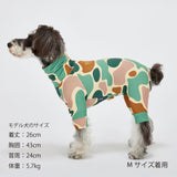NEW マンダリンブラザーズ ロンパース スキンタイトスーツマルチプリント つなぎ ドッグウェア 犬服 男の子 女の子 おしゃれ MANDARINE BROTHERS