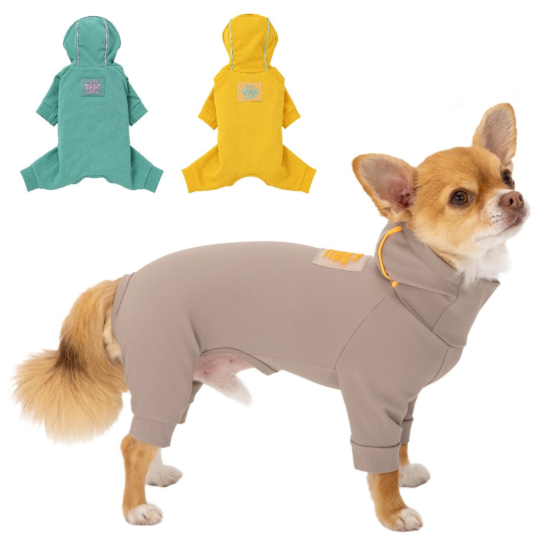 マンダリンブラザーズ 撥水 UVカット ウォーターリペレントスキンタイトスーツ ロンパース ドッグウェア ラッシュガード 犬服 男の子 女の子 おしゃれ MANDARINE BROTHERS メイン画像