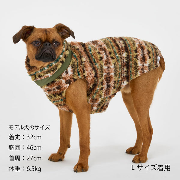 NEW マンダリンブラザーズ 防寒 リバーシブルボアベスト アウター 秋冬 裏起毛 あったか 重ね着 ドッグウェア 冬 男の子 女の子 おしゃれ MANDARINE BROTHERS