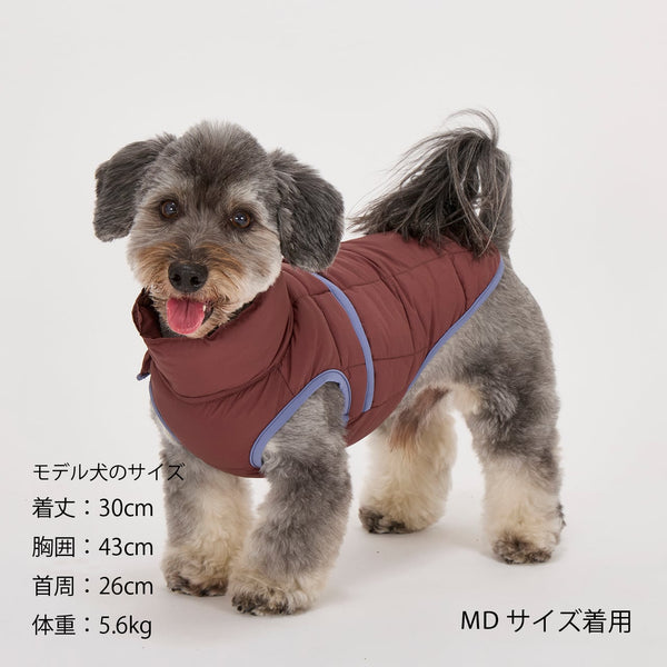 NEW マンダリンブラザーズ 防寒 撥水加工 スーパーライトパフベスト ダウンベスト パッカブル ドッグウェア 冬 男の子 女の子 おしゃれ MANDARINE BROTHERS