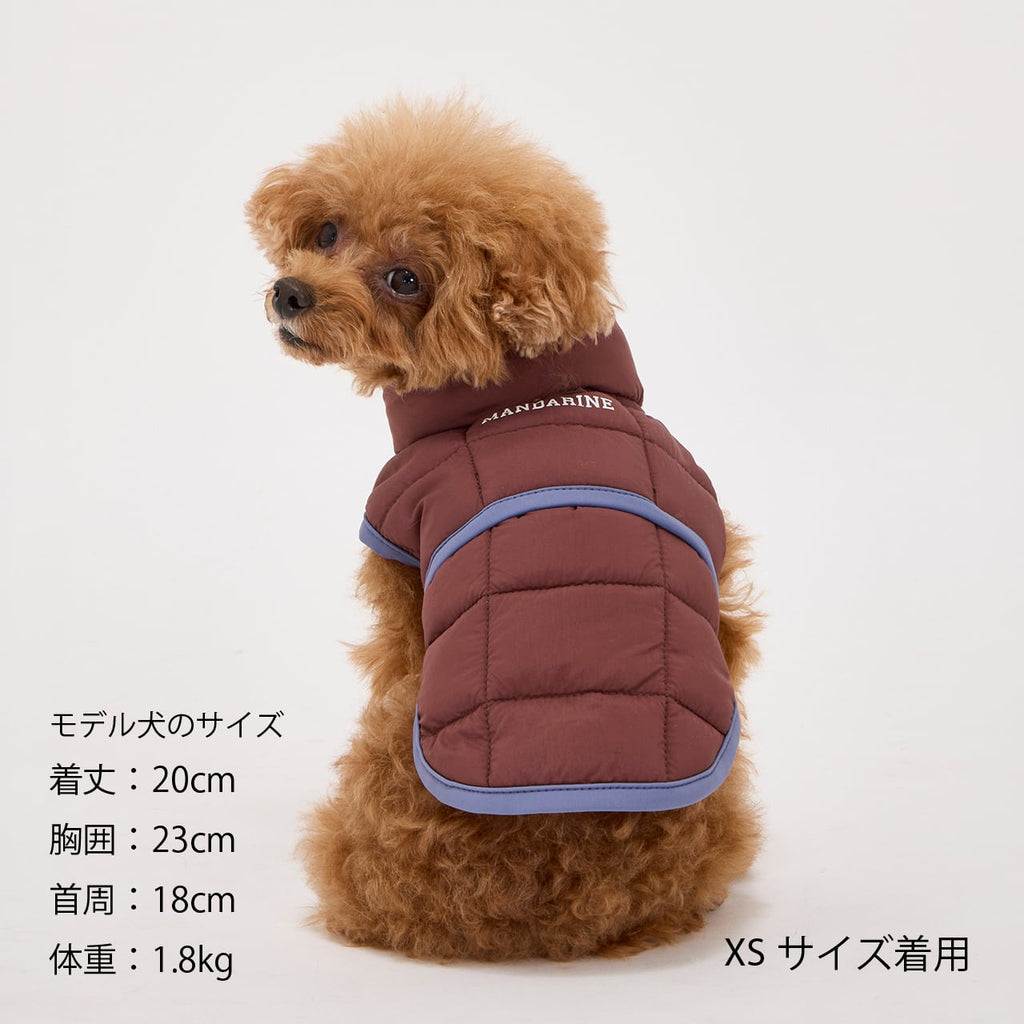 NEW マンダリンブラザーズ 防寒 撥水加工 スーパーライトパフベスト ダウンベスト パッカブル ドッグウェア 冬 男の子 女の子 おしゃれ MANDARINE BROTHERS