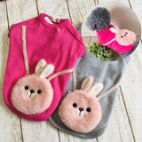 セール ウィズワン ポシェット風 うさぎ Tシャツ 国産 イベント コスプレ かわいい イースター 犬服 男の子 女の子 おしゃれ with WaN