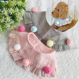 ウィズワン ぽんぽんフリルスタイ ケープ つけ襟 バンダナスタイ イベント アクセサリー 小型犬 犬 猫 男の子 女の子 おしゃれ with WaN