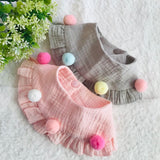 ウィズワン ぽんぽんフリルスタイ ケープ つけ襟 バンダナスタイ イベント アクセサリー 小型犬 犬 猫 男の子 女の子 おしゃれ with WaN