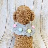 ウィズワン ぽんぽんフリルスタイ ケープ つけ襟 バンダナスタイ イベント アクセサリー 小型犬 犬 猫 男の子 女の子 おしゃれ with WaN