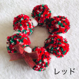 ウィズワン クリスマス ボンボンチョーカー サンタクロース ハンドメイドイベント 男の子 女の子 おしゃれ with WaN