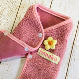 ウィズワン 愛犬のお名前入り 花 ベスト 犬服 防寒 かわいい テディベア 男の子 女の子 おしゃれ with WaN