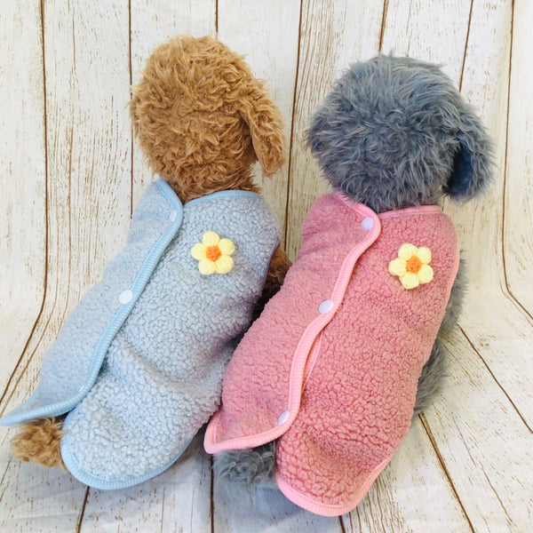 ウィズワン うちの子 名前入り ボアベスト 背中開き あたたかい ハンドメイド 犬 猫 男の子 女の子 おしゃれ with WaN