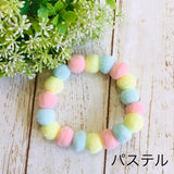 ウィズワン ボンボンチョーカー ボールネックレス アクセサリー ポンポンチョーカー 手作り ハンドメイド 男の子 女の子 おしゃれ with WaN