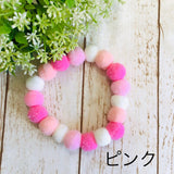 ウィズワン ボンボンチョーカー ボールネックレス アクセサリー ポンポンチョーカー 手作り ハンドメイド 男の子 女の子 おしゃれ with WaN