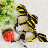 ウィズワン 節分 カチューシャ チョーカー リボン アクセサリー 撮影小物 イベント ネックレス ハンドメイド 手作り 犬 猫 男の子 女の子 おしゃれ with WaN