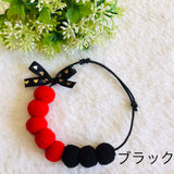 ウィズワン バレンタイン ボンボンチョーカー ハート ハンドメイドイベント 男の子 女の子 おしゃれ with WaN