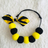 ウィズワン 節分 ボンボンチョーカー 虎 トラ ハンドメイドイベント 男の子 女の子 おしゃれ with WaN