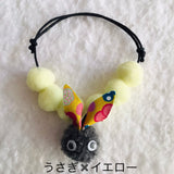 ウィズワン うさぎ ボンボンチョーカー うさぎ 動物 イースター ハンドメイドイベント 男の子 女の子 おしゃれ with WaN