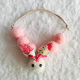 ウィズワン アニマル ボンボンチョーカー うさぎ うま 動物 イースター ハンドメイドイベント 男の子 女の子 おしゃれ with WaN