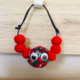 ウィズワン モンスター ボンボンチョーカー モンスター ポンポン おばけ ハロウィン ハンドメイドイベント 男の子 女の子 おしゃれ with WaN