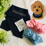 ウィズワン お名前入り ネッククーラー うちの子 バンダナ ハンドメイド 愛犬のお名前入り 犬 猫 クール 熱中症対策 男の子 女の子 おしゃれ with WaN