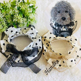 ウィズワン お名前入り うちの子スタイ つけ襟 ビブ アクセサリー 愛犬のお名前入り ハンドメイド 手作り 犬 猫 男の子 女の子 おしゃれ with WaN