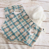 ウィズワン くま耳フードツイードベスト ドッグウェア 犬服 男の子 女の子 おしゃれ with WaN