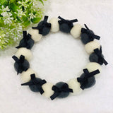 ウィズワン リボンまみれ ボンボンチョーカー ボールネックレス アクセサリー ポンポンチョーカー 手作り ハンドメイド 男の子 女の子 おしゃれ with WaN