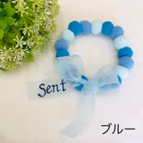 ウィズワン お名前入り うちの子 ボンボンチョーカー ぽんぽん アクセサリー 愛犬のお名前入り ハンドメイド 手作り 犬 猫 男の子 女の子 おしゃれ with WaN