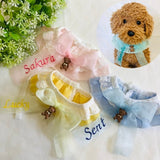 ウィズワン お名前入り うちの子スタイ つけ襟 ビブ アクセサリー 愛犬のお名前入り ハンドメイド 手作り 犬 猫 男の子 女の子 おしゃれ with WaN