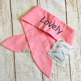 ウィズワン 愛犬のお名前入り ネッククーラー バンダナ うちの子 ハンドメイド 犬 猫 クール 熱中症対策 男の子 女の子 おしゃれ with WaN