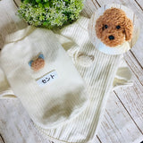 ウィズワン 愛犬のお名前入り Tシャツ うちの子 くま テディベア 犬服 男の子 女の子 おしゃれ with WaN