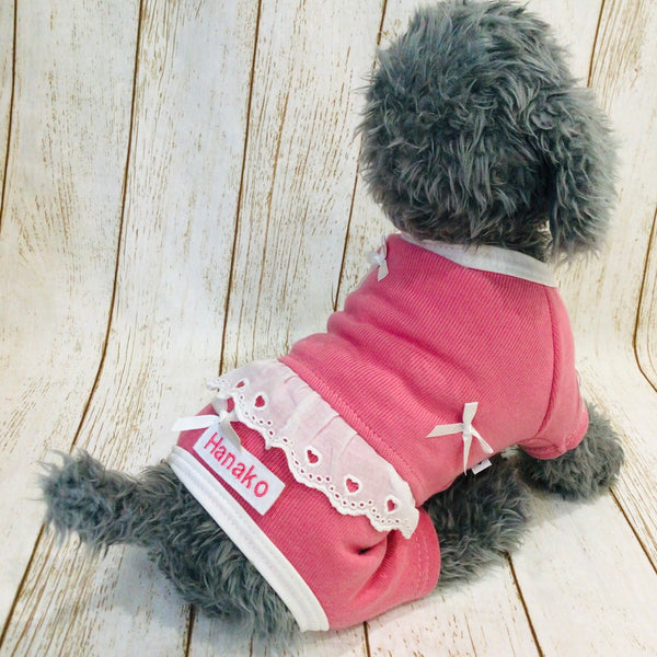 ウィズワン うちの子 名前入り ロンパース つなぎ カバーオール ハンドメイド 犬 猫 男の子 女の子 おしゃれ with WaN