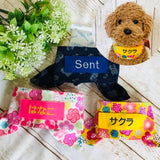 ウィズワン お名前入り ネッククーラー うちの子 和風 バンダナ ハンドメイド 愛犬のお名前入り 犬 猫 クール 熱中症対策 男の子 女の子 おしゃれ with WaN