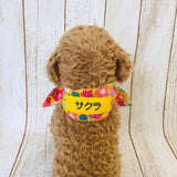 ウィズワン お名前入り ネッククーラー うちの子 和風 バンダナ ハンドメイド 愛犬のお名前入り 犬 猫 クール 熱中症対策 男の子 女の子 おしゃれ with WaN