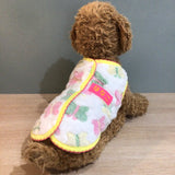 ウィズワン 愛犬のお名前入り 蝶々 ベスト 犬服 防寒 かわいい 背中開き 男の子 女の子 おしゃれ with WaN