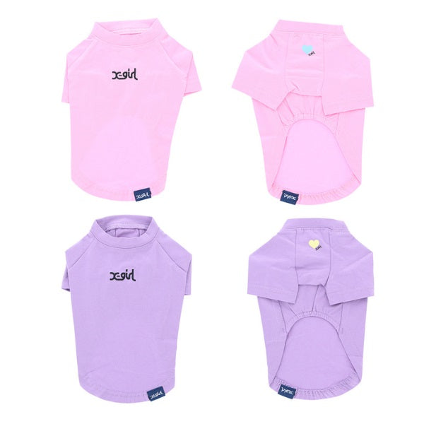 セール エックスガール 抗菌・防臭 オールシーズンTシャツ ドッグシャツ 犬服 男の子 女の子 おしゃれ X-girl